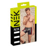 NEK Boxer long VEGA Noir-Rouge
